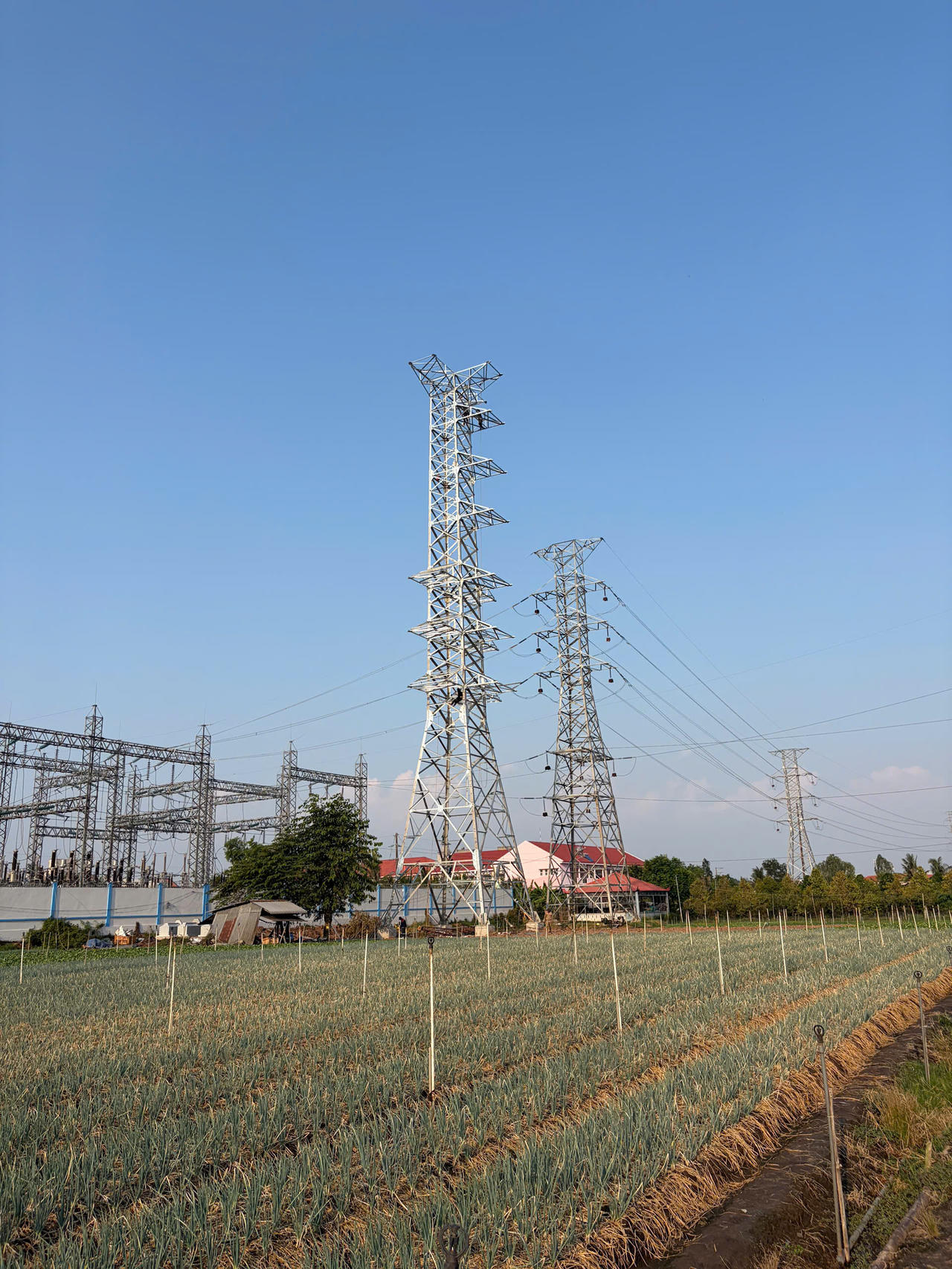 Công trình Cải tạo, nâng tiết diện đường dây 110kV TBA 220kV Châu Đốc - Cái Dầu” giai đoạn 1 đóng điện hoàn thành vào khuya 25/4.