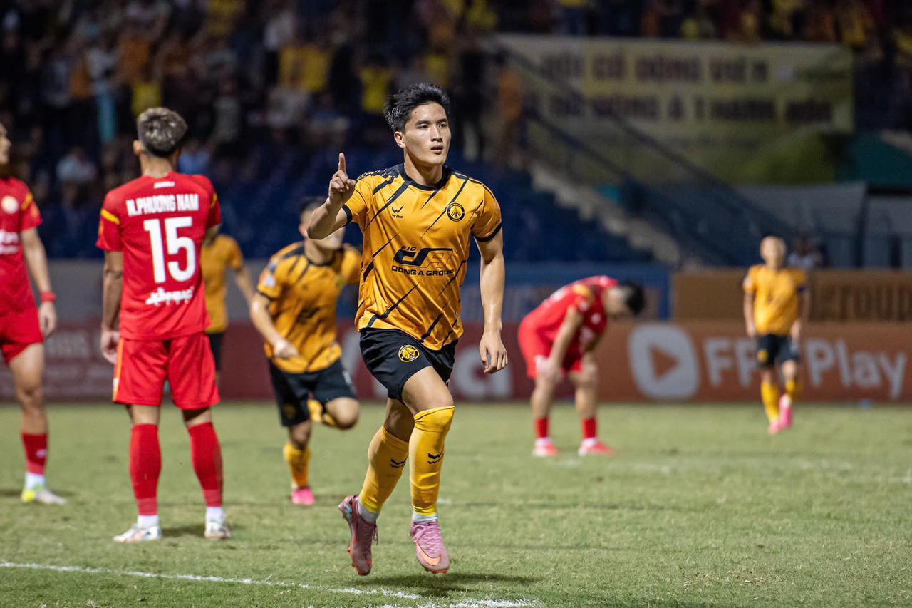 Ngọc Mỹ mang về chiến thắng cho CLB Thanh Hoá (Ảnh: ĐATH)