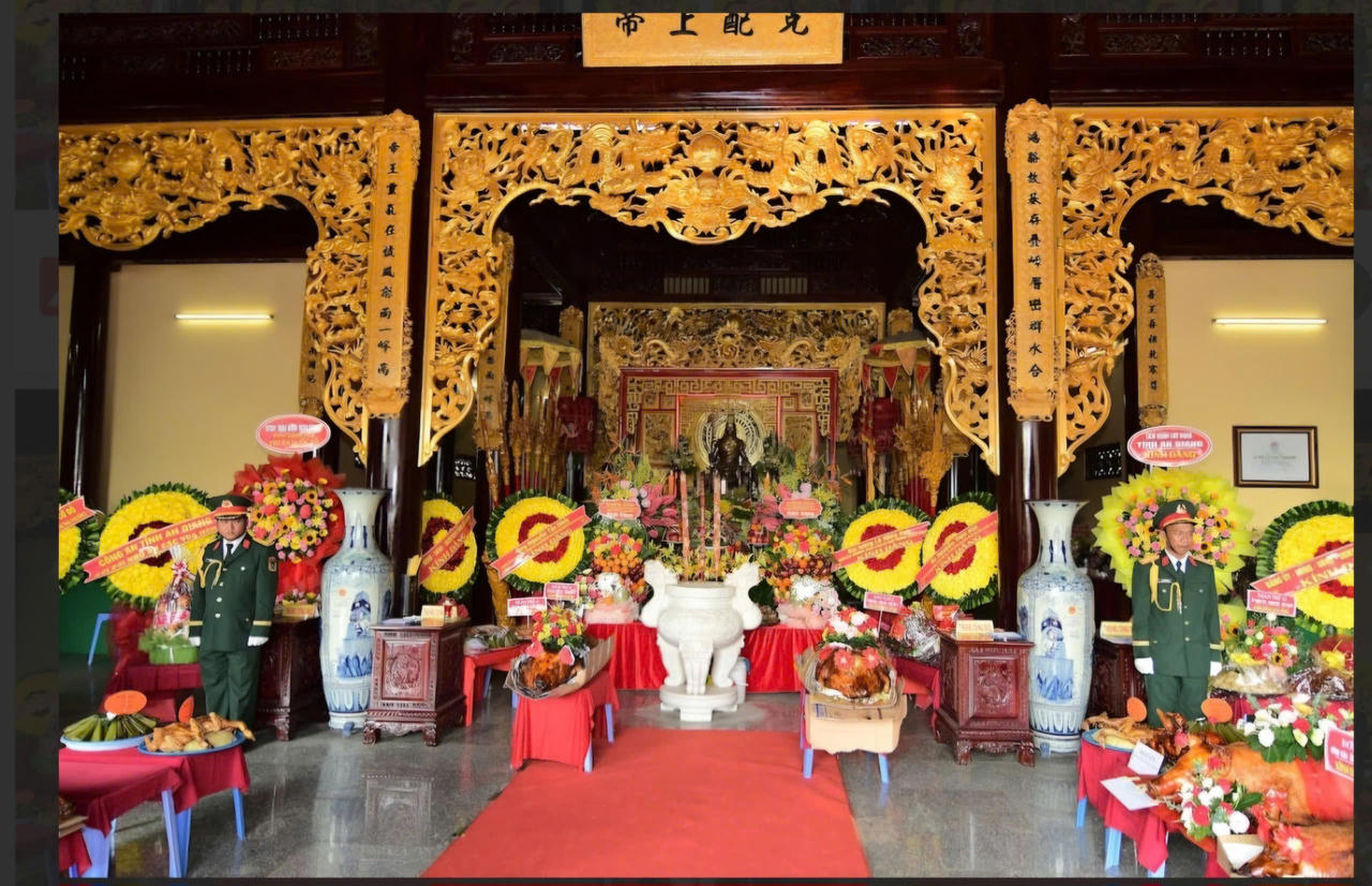 Đền thờ Quốc Tổ Hùng Vương tại xã Tân Hiệp, tỉnh An Giang