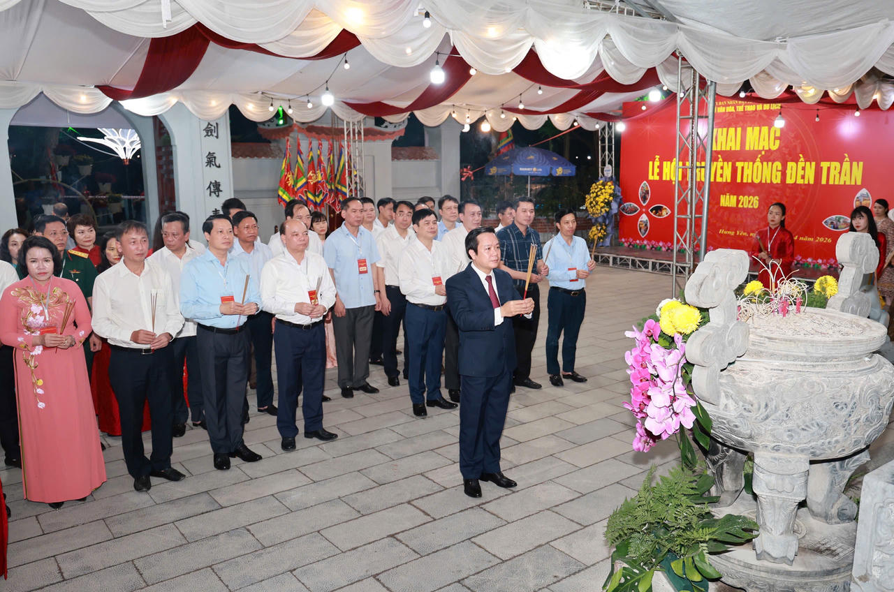 Khai mạc Lễ hội Văn hóa dân gian Phố Hiến 2026: Khơi dậy hồn cốt di sản