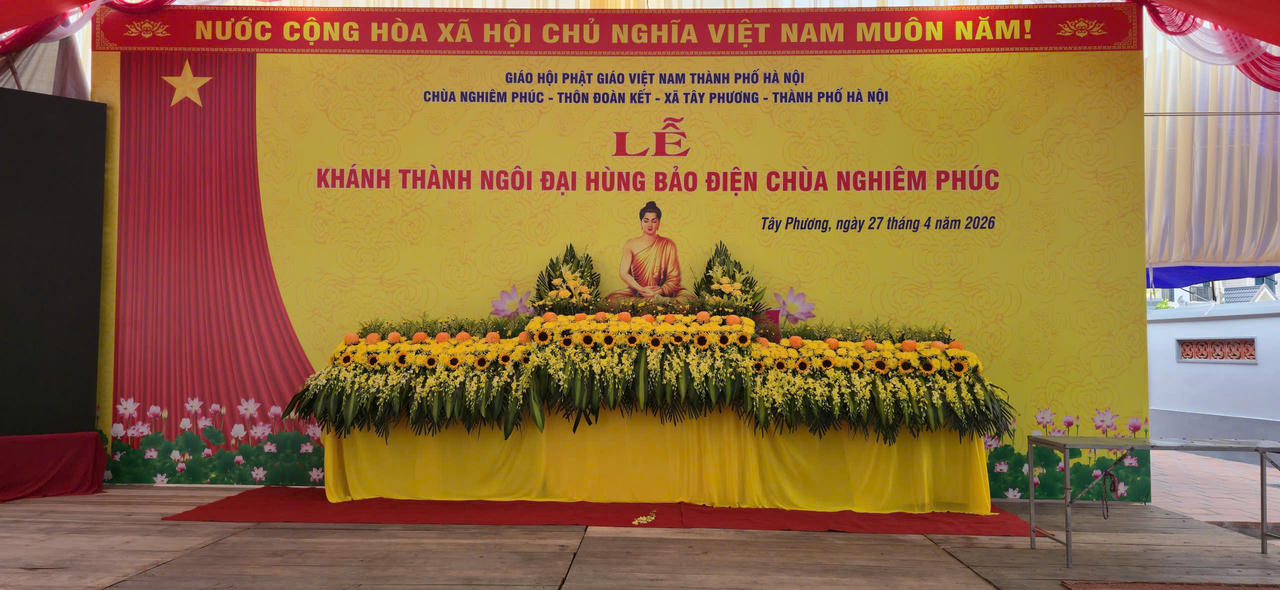 Khánh thành công trình tu bổ chùa Nghiêm Phúc -  di tích lịch sử văn hóa cấp quốc gia 