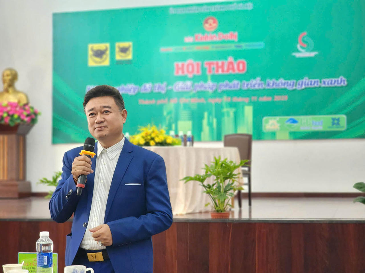 Ông Lại Thành Nam, Chủ tịch Liên hiệp Khoa học Công nghệ Xanh Việt Nam. (Ảnh: NVCC)