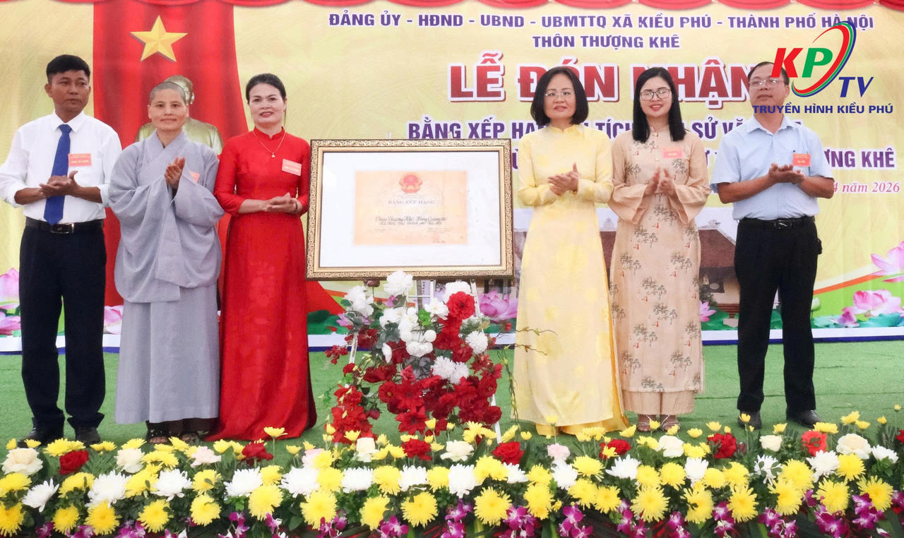 Xã Kiều Phú (Hà Nội): Đón nhận Di tích lịch sử văn hoá chùa Hưng Quang