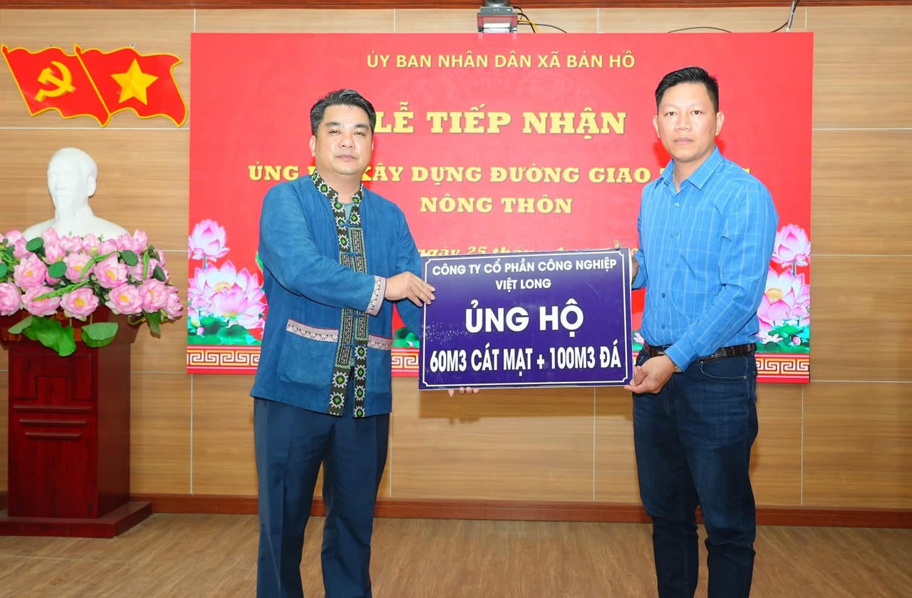 Xã Bản Hồ ký kết hợp tác với doanh nghiệp, nhà máy, thủy điện thúc đẩy phát triển bền vững
