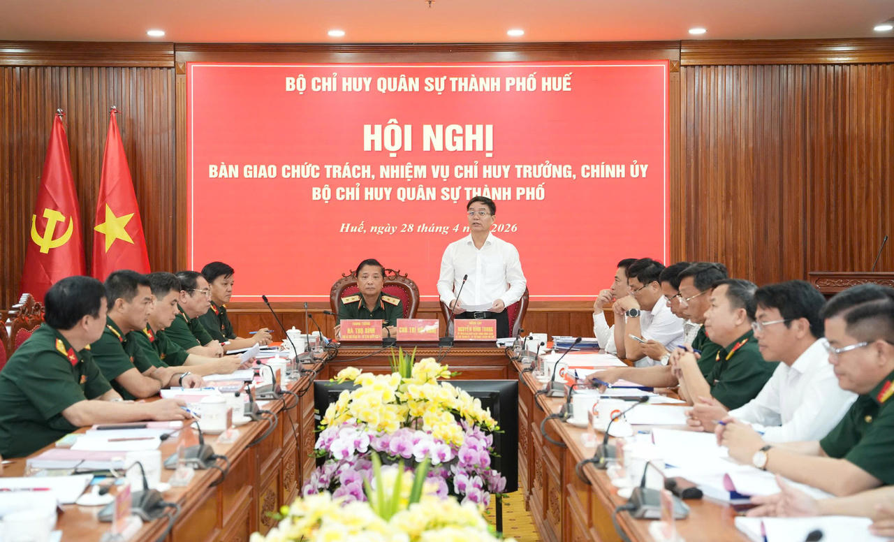 Ông&nbsp;Nguyễn Đình Trung - Bí thư Thành ủy phát biểu chỉ đạo tại hội nghị.