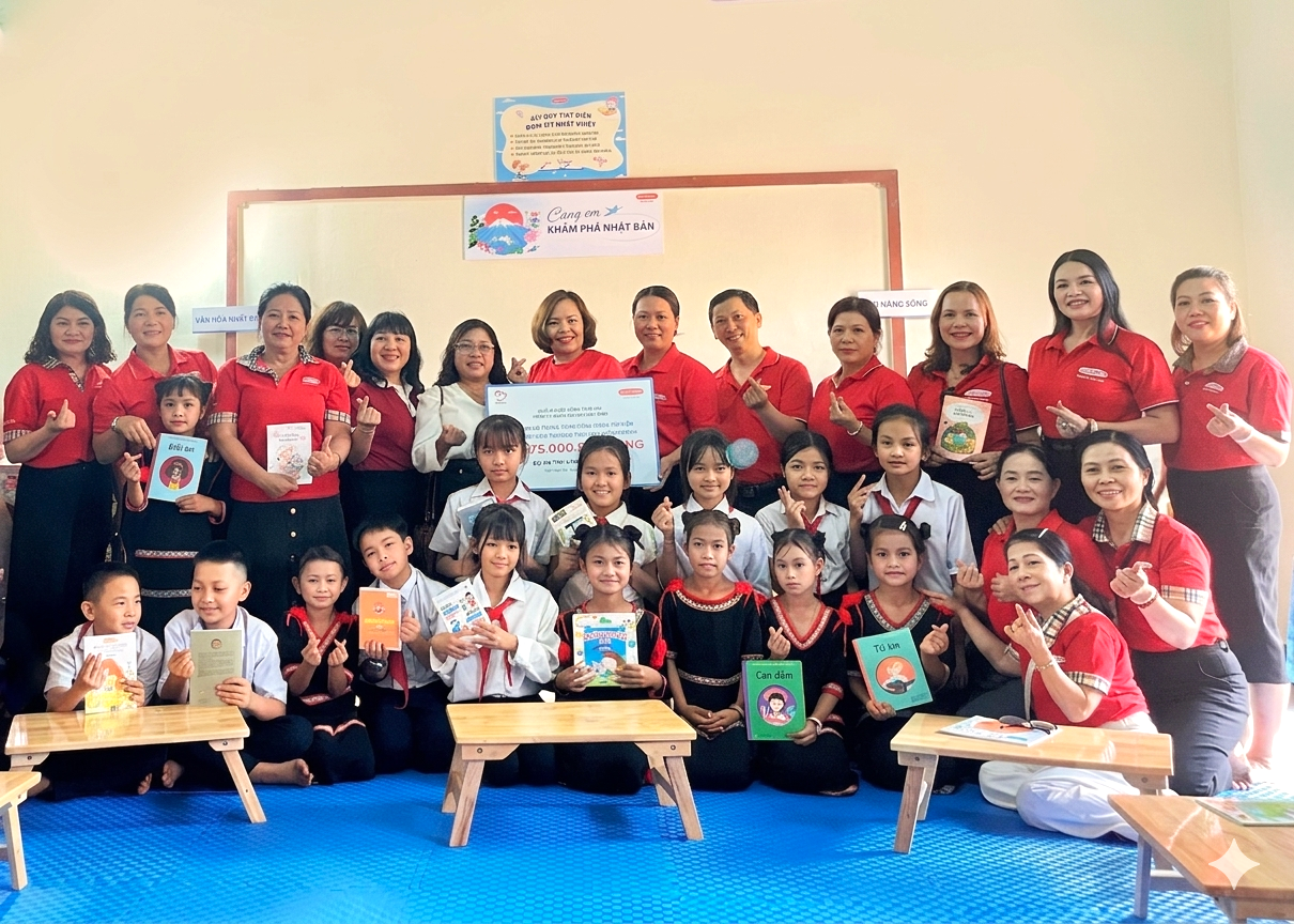 Dai-ichi Life Việt Nam khởi động dự án 'Thư viện Hạnh phúc' tại tỉnh Gia Lai