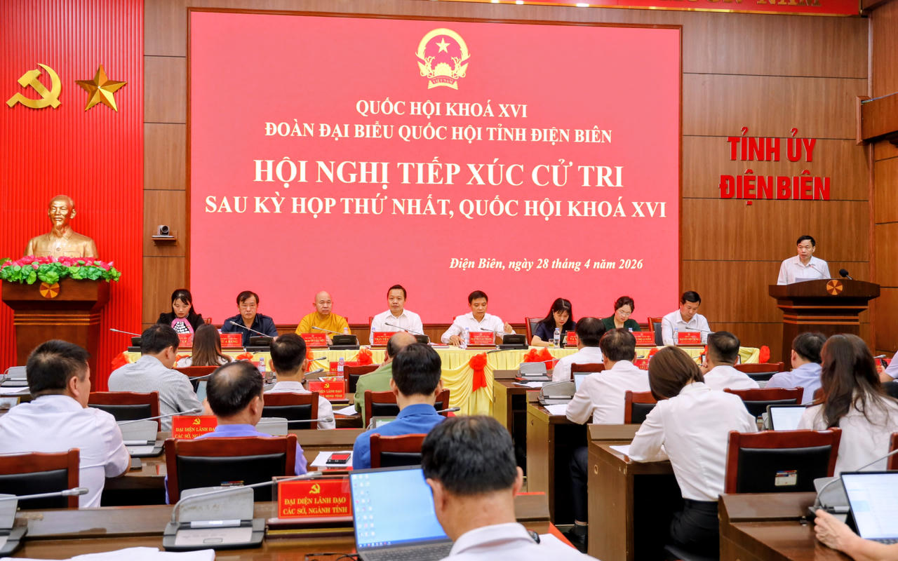 Phó Thủ tướng Nguyễn Văn Thắng tiếp xúc cử tri tại Điện Biên