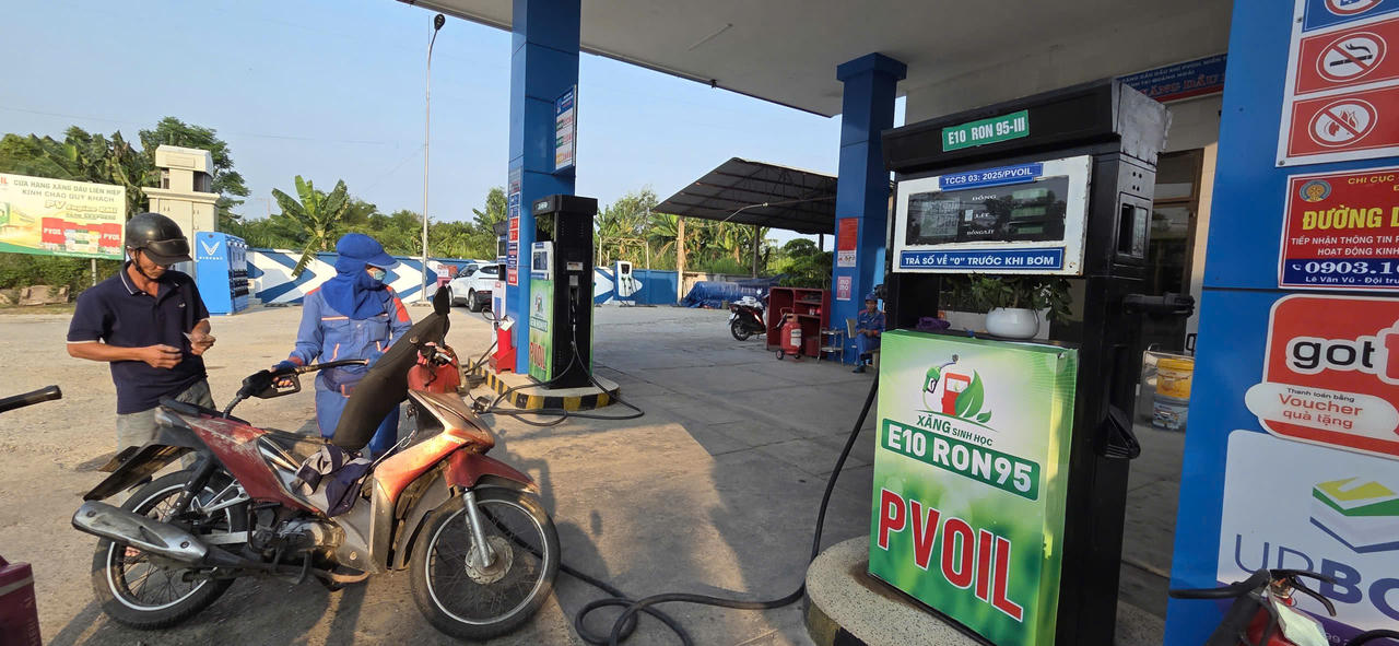 Quảng Ngãi triển khai xăng E10 trên toàn hệ thống bán lẻ 