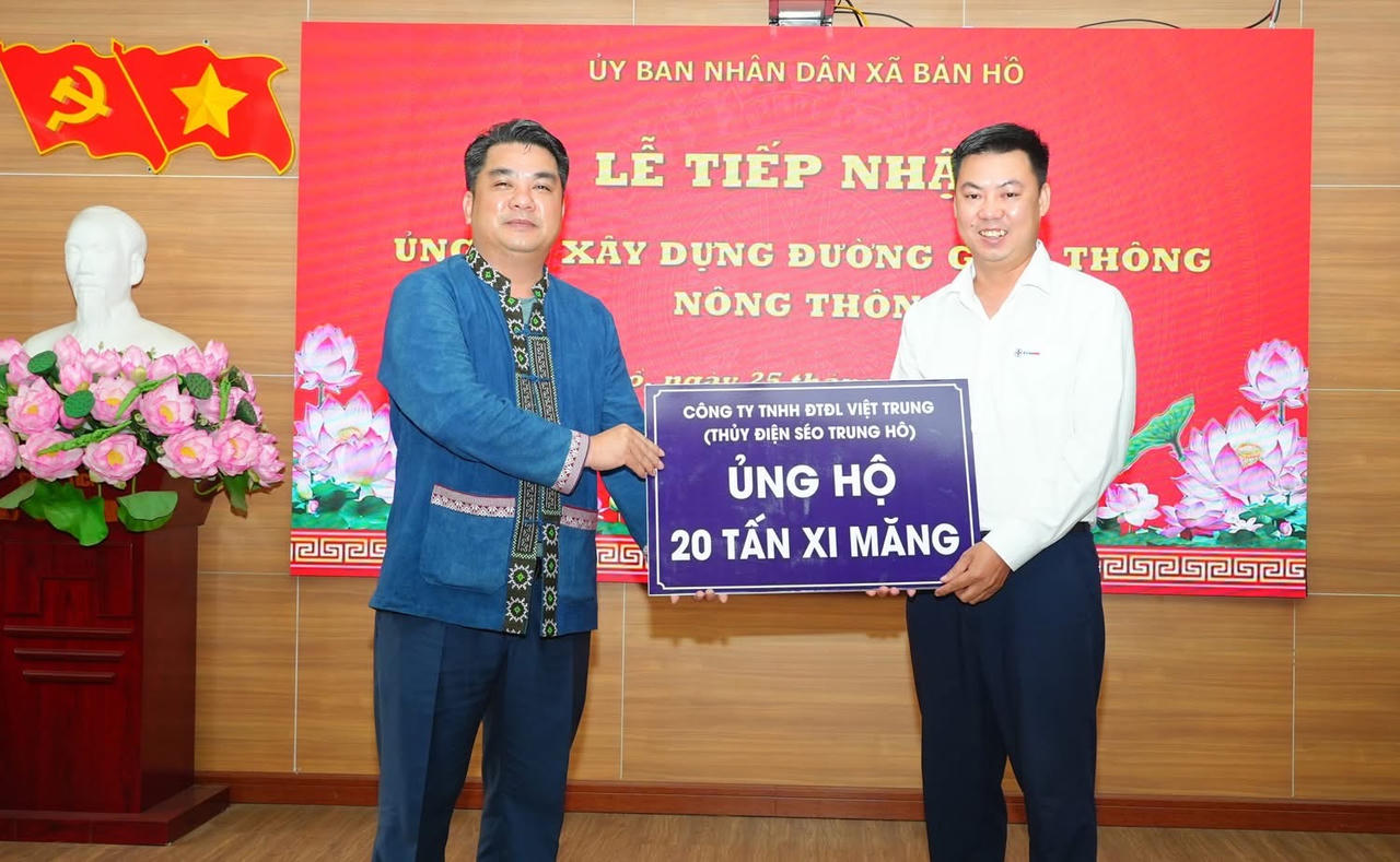 Xã Bản Hồ ký kết hợp tác với doanh nghiệp, nhà máy, thủy điện thúc đẩy phát triển bền vững