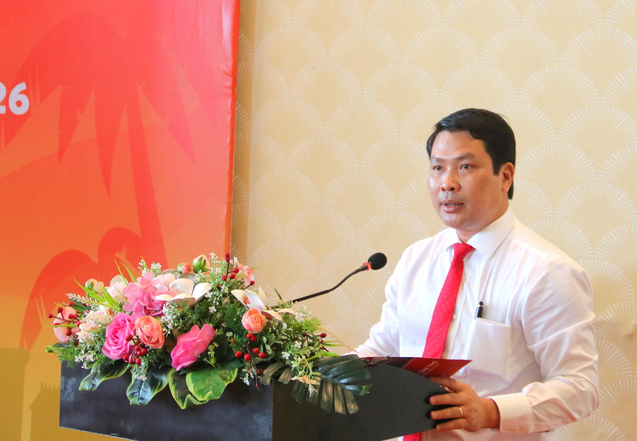 Ông Hà Vũ Sơn – Giám đốc Sở Công thương TP Cần Thơ phát biểu tại buổi lễ