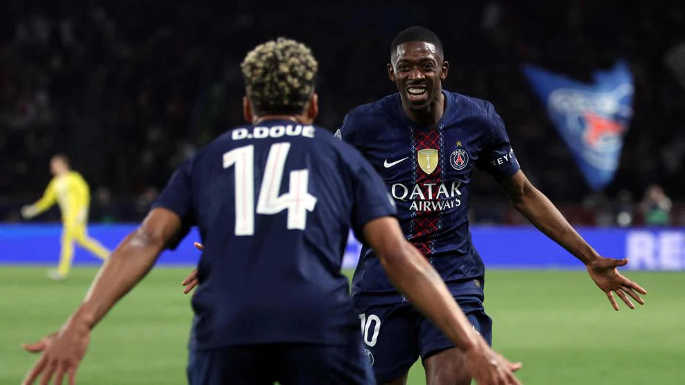 Các ngôi sao của PSG đã chơi một trận đấu cống hiến hoàn hảo (Ảnh UCL)