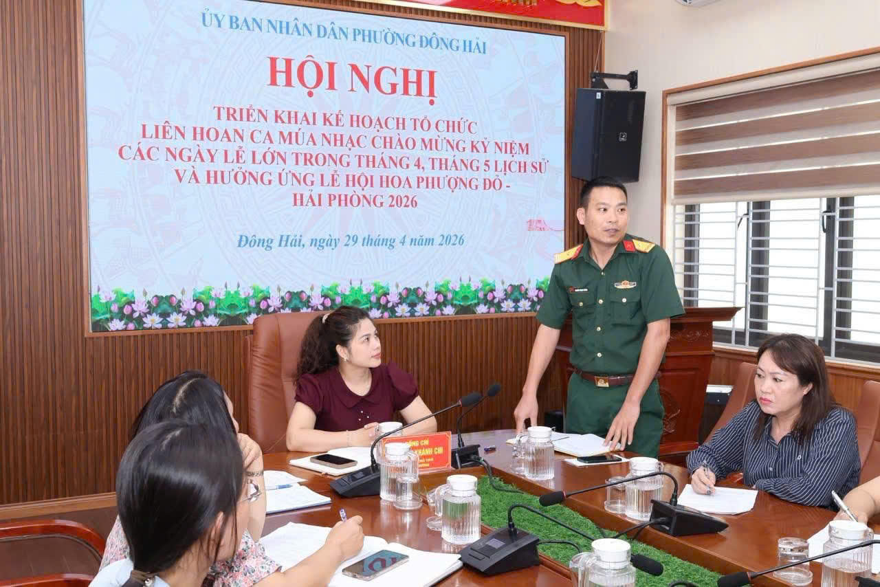 Đông Hải (Hải Phòng): Chuẩn bị tổ chức Liên hoan ca múa nhạc chào mừng các ngày lễ lớn