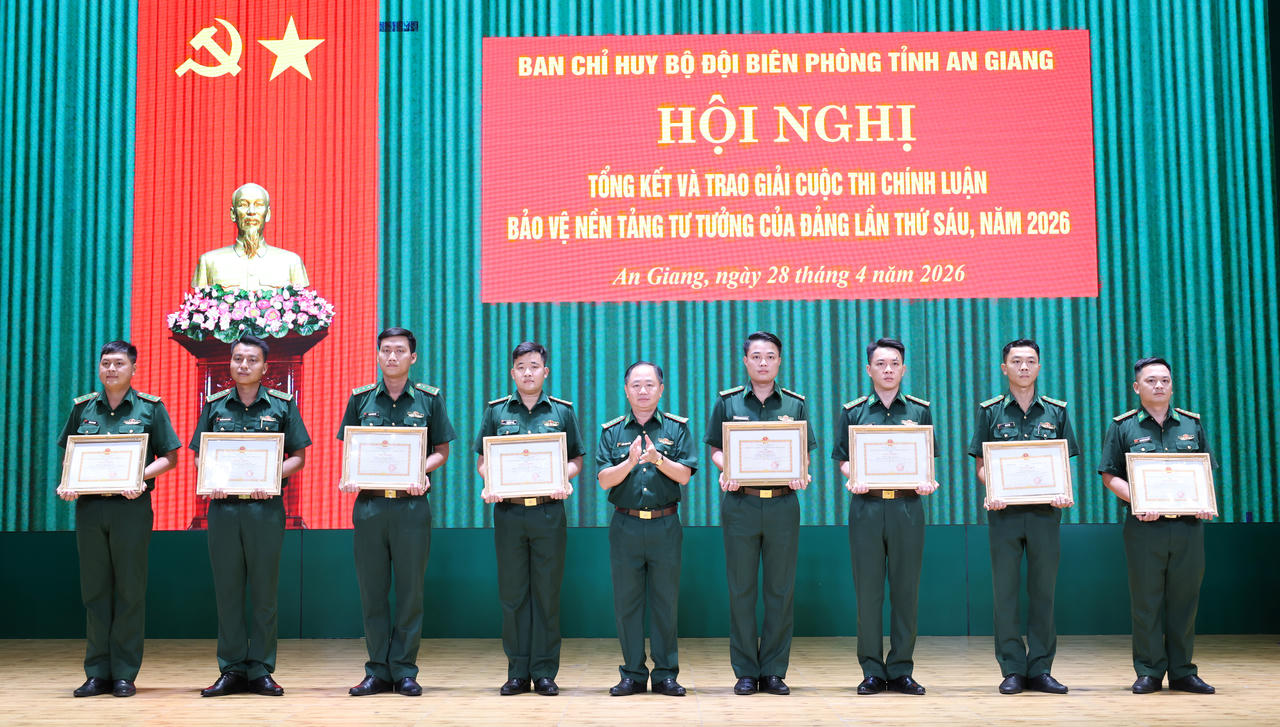 100% thí sinh sử dụng bài giảng điện tử trong “Hội thi Báo cáo viên giỏi năm 2026” của Bộ đội Biên phòng tỉnh An Giang