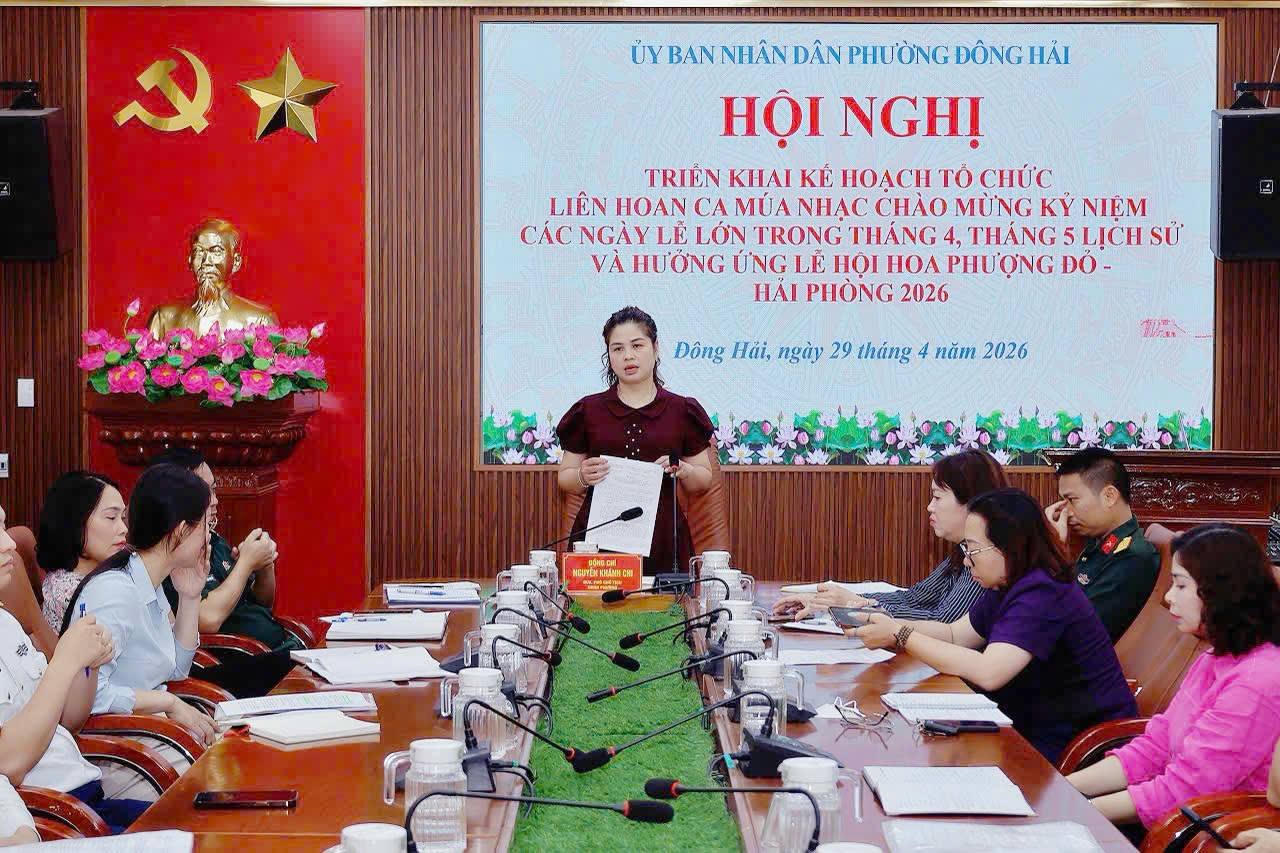 Đông Hải (Hải Phòng): Chuẩn bị tổ chức Liên hoan ca múa nhạc chào mừng các ngày lễ lớn