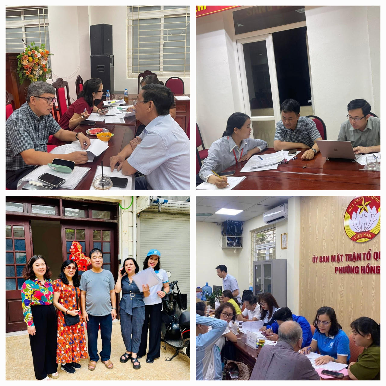 ...tinh thần “gác việc riêng, vì việc chung”, quyết tâm hoàn thành nhiệm vụ được giao.