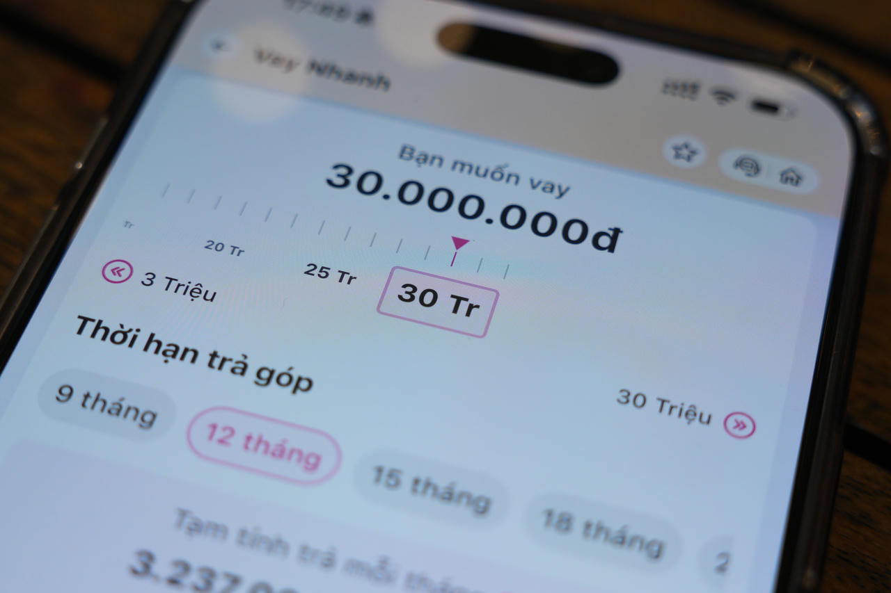 Vay trả góp dễ dàng khiến nhiều người trẻ biến thành "con nợ". Ảnh minh họa (Ảnh MC)
