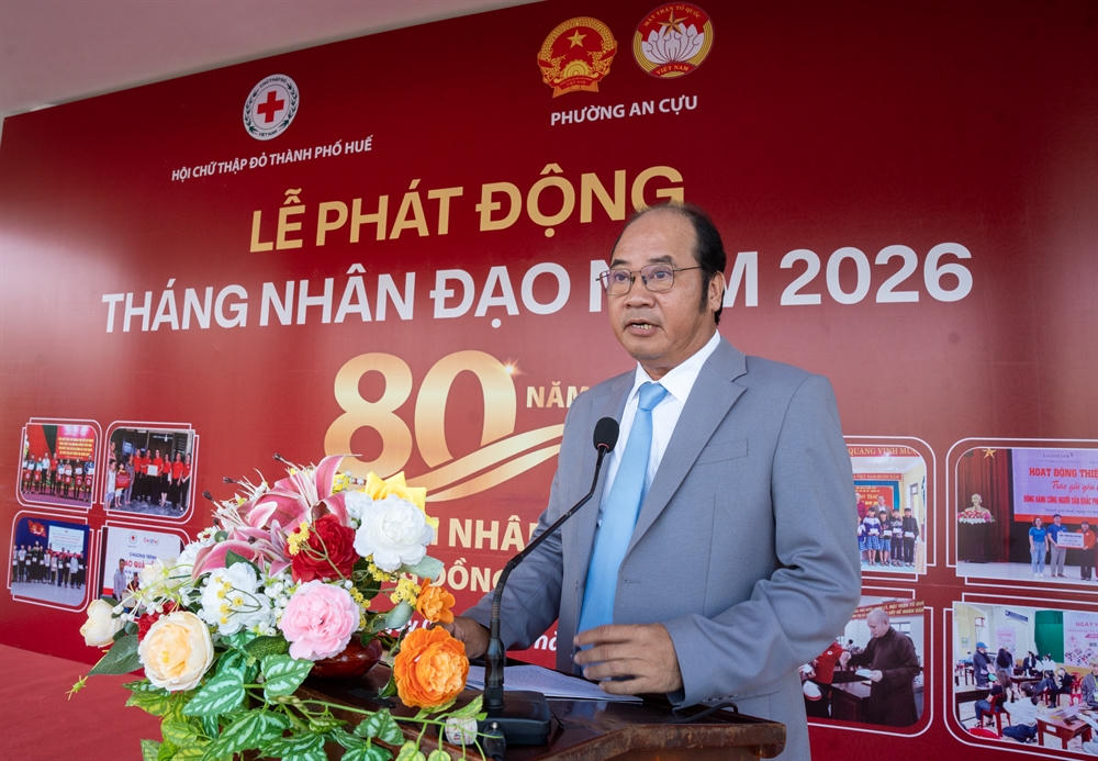 Phó Chủ tịch UBND thành phố Nguyễn Văn Mạnh phát biểu tại Lễ phát động.