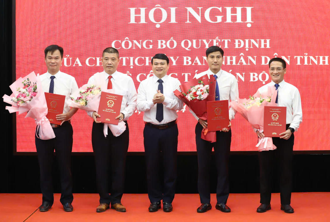 Sơn La điều động, bổ nhiệm nhiều lãnh đạo cấp sở
