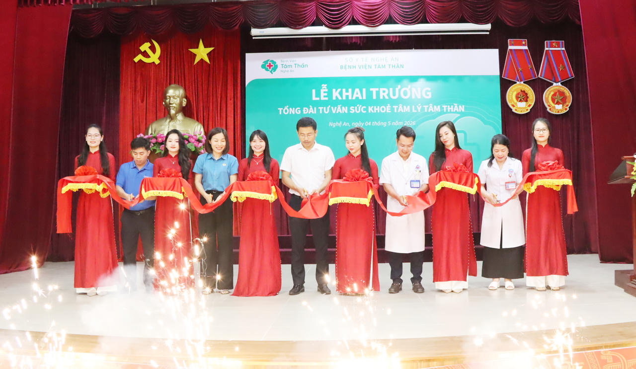 Ra mắt Tổng đài tư vấn tâm lý - tâm thần, “điểm tựa mới” cho người dân Nghệ An
