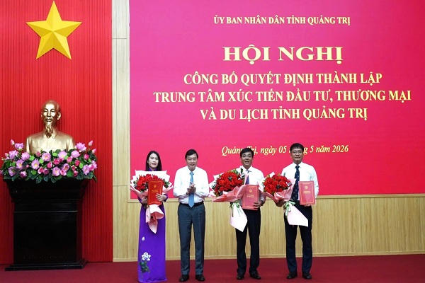 Bí thư Đảng ủy xã Cam Lộ làm Giám đốc Trung tâm Xúc tiến đầu tư, thương mại và du lịch tỉnh Quảng Trị