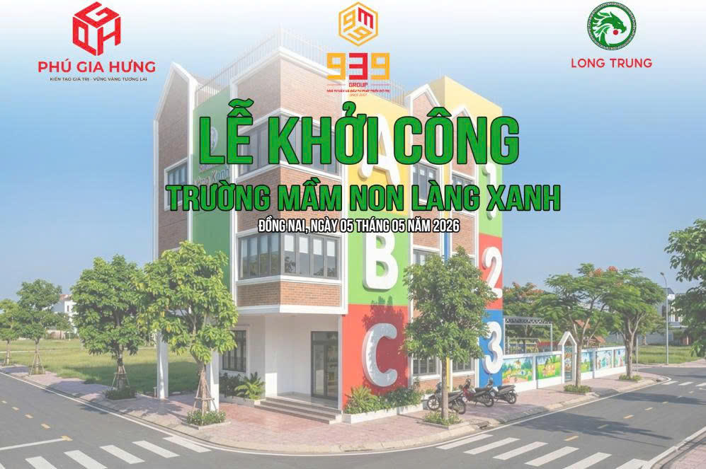 Lễ khởi công Trường mầm non Làng Xanh diễn ra ngày 5/5.