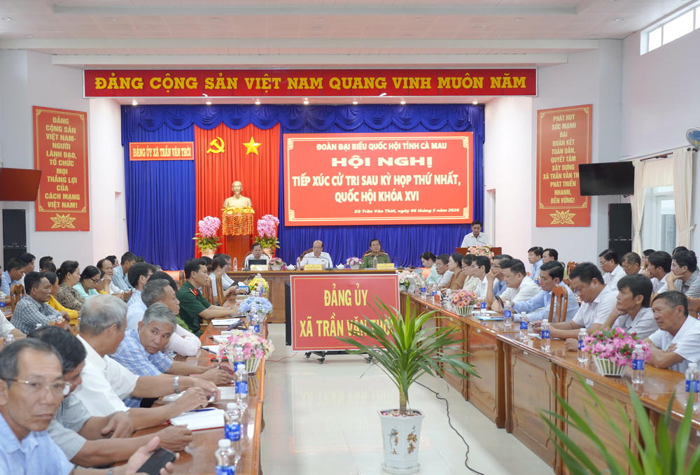 Cử tri Cà Mau thẳng thắn kiến nghị sau Kỳ họp thứ Nhất, Quốc hội khóa XVI
