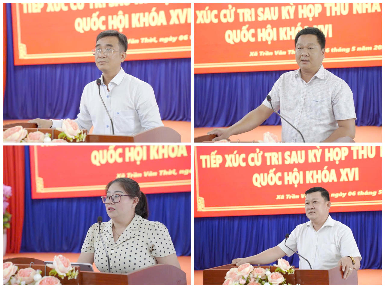 Đại diện lãnh đạo các Sở, ngành đã trực tiếp làm rõ nhiều nội dung thuộc thẩm quyền, góp phần tháo gỡ vướng mắc, tạo sự đồng thuận trong Nhân dân.
