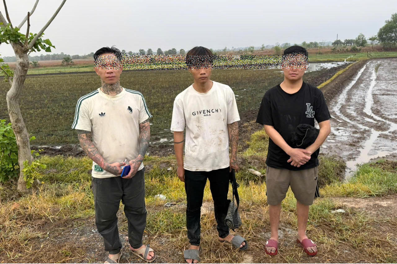 Bắt giữ 3 đối tượng nhập cảnh trái phép qua biên giới Tây Ninh