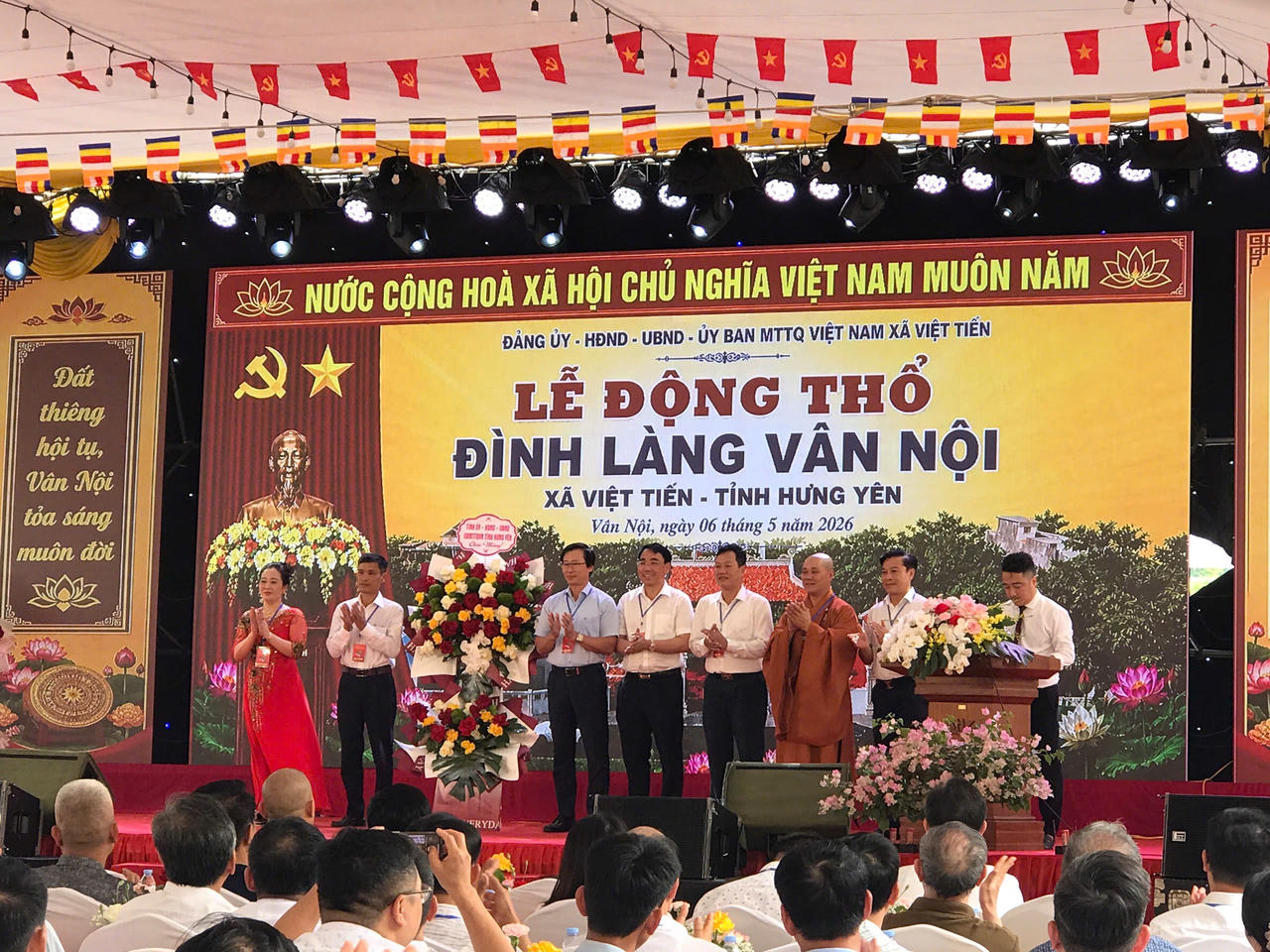 Khởi công xây dựng Đình làng Văn Nội tại xã Việt Tiến, Hưng Yên