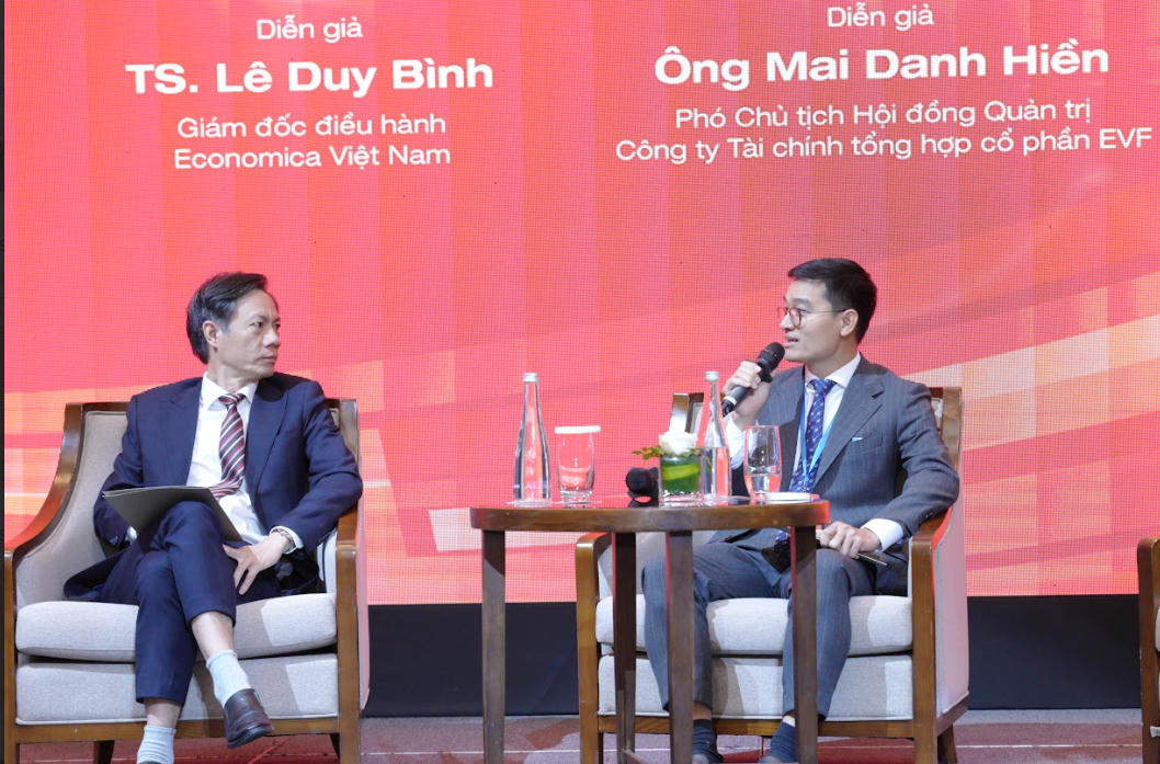 Ông Mai Danh Hiền tham dự hội thảo với vai trò diễn giả, chia sẻ về thực tiễn vận hành và quản trị tại EVF.