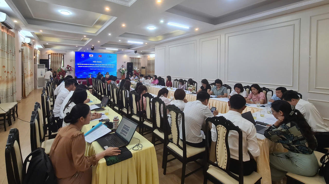 Quang cảnh hội nghị sáng nay tại Lạng Sơn. (Ảnh: Minh Hữu).