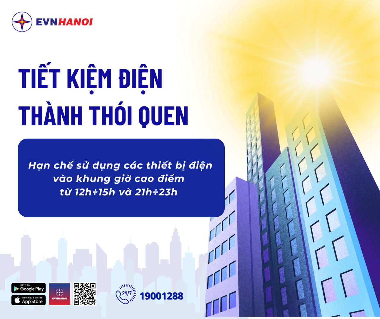 Hạn chế sử dụng các thiết bị có công suất lớn trong khung giờ cao điểm của hệ thống điện