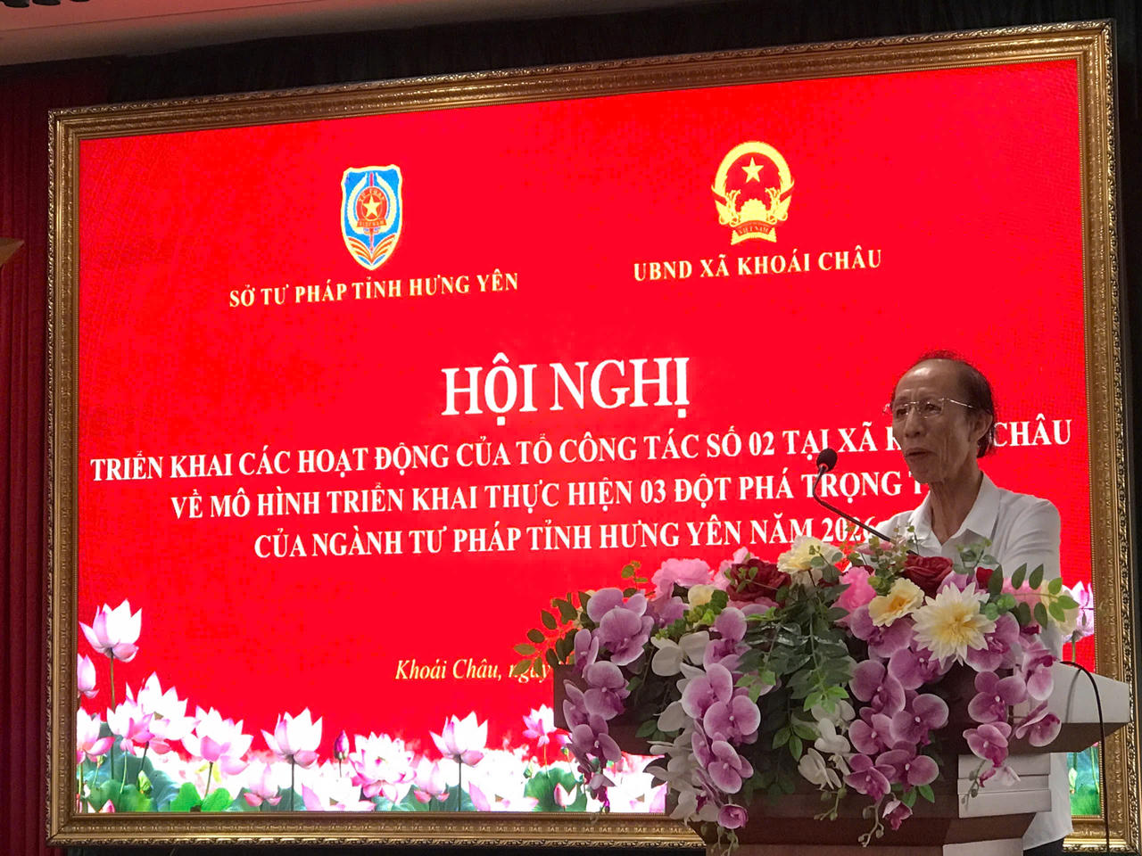 Đại diện hội luật gia phát biểu tại hội nghị.&nbsp;