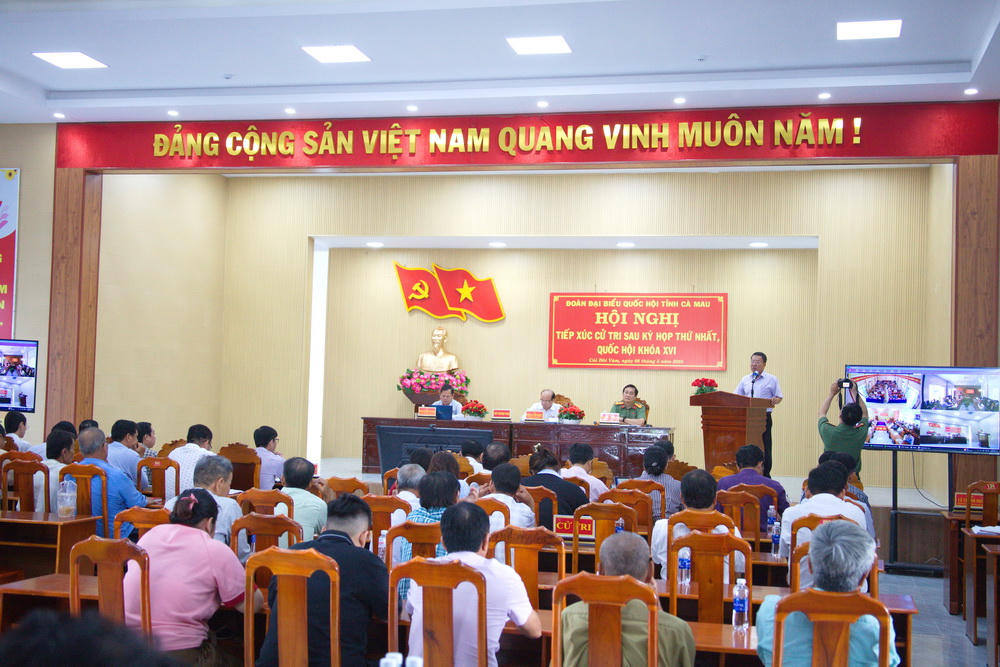 Cử tri Cà Mau kỳ vọng ĐBQH quan tâm dân sinh, thúc đẩy phát triển kinh tế địa phương