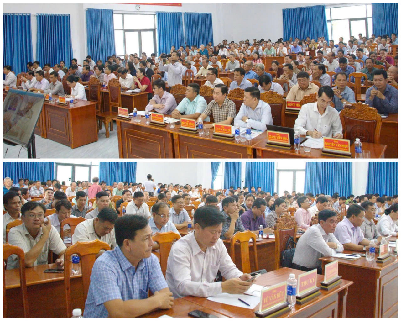 Đại biểu tham dự Hội nghị tiếp xúc cử tri.