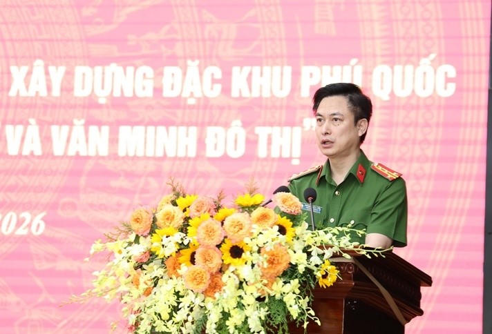 Sơ kết 8 tháng thực hiện Đề án xây dựng đặc khu Phú Quốc thành 'Đơn vị kiểu mẫu về ANTT và văn minh đô thị'