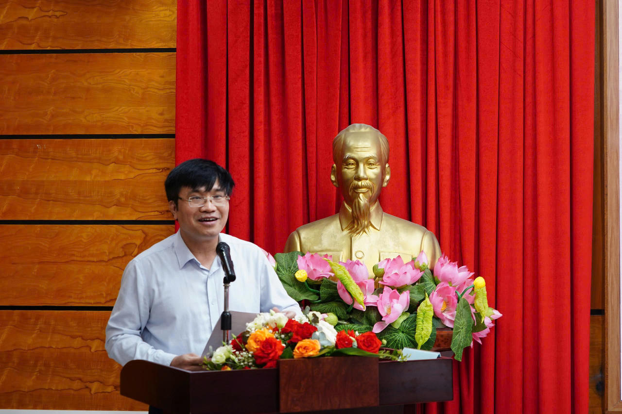 S. Nguyễn Văn Cương, Viện trưởng Viện Chiến lược và Khoa học pháp lý, Bộ Tư pháp phát biểu tại Hội thảo.