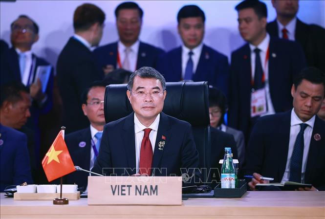 Thủ tướng Lê Minh Hưng tham dự Phiên Toàn thể Hội nghị Cấp cao ASEAN lần thứ 48. Ảnh: TTXVN