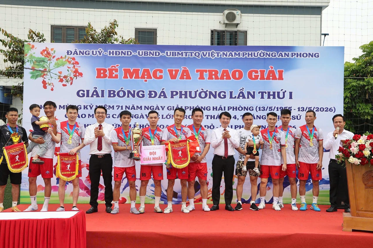 Phường An Phong tổ chức chuỗi hoạt động chào mừng các ngày lễ lớn và hưởng ứng Lễ hội Hoa Phượng Đỏ - Hải Phòng năm 2026