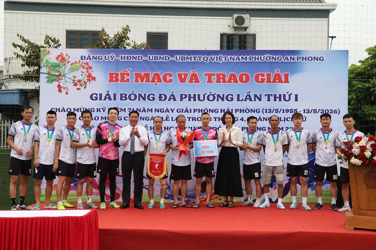 Phường An Phong tổ chức chuỗi hoạt động chào mừng các ngày lễ lớn và hưởng ứng Lễ hội Hoa Phượng Đỏ - Hải Phòng năm 2026
