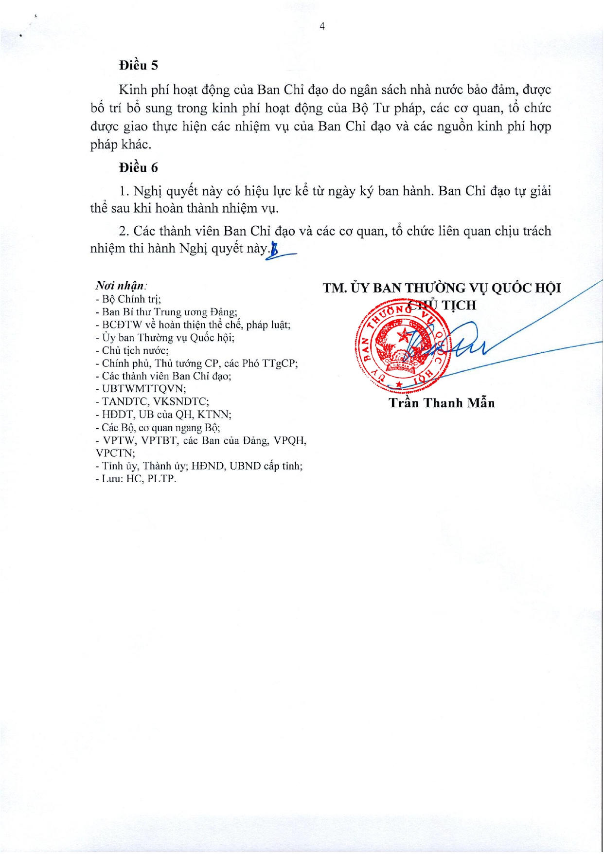 Nhiệm vụ, quyền hạn của Ban chỉ đạo Tổng rà soát Hệ thống văn bản quy phạm pháp luật