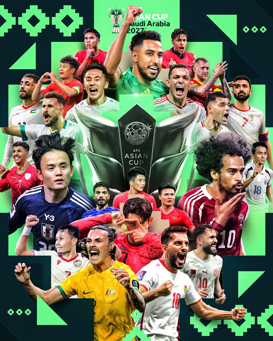 Ông Kim Sang Sik tham dự lễ bốc thăm vòng chung kết Asian Cup 2027