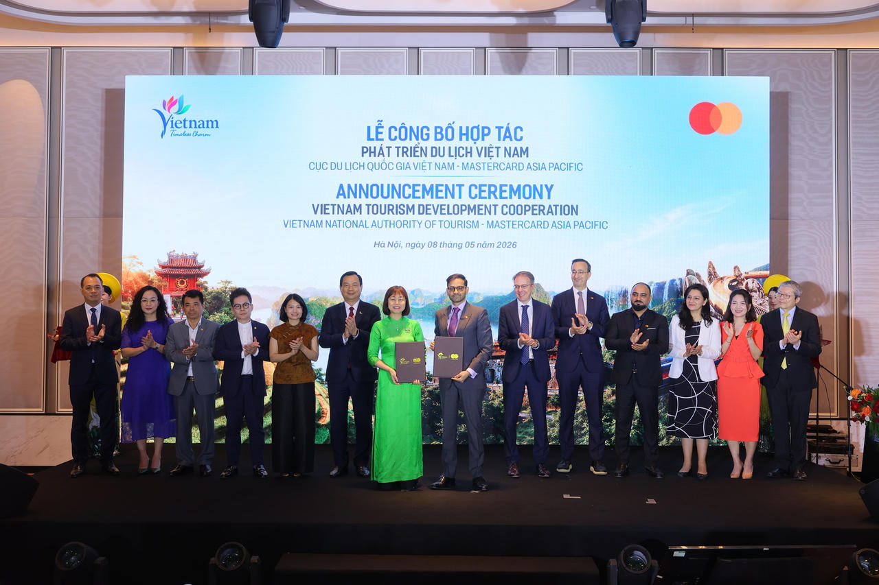 Cục Du lịch Quốc gia Việt Nam và Mastercard công bố Bản Ghi nhớ hợp tác nhằm thúc đẩy phát triển du lịch Việt Nam