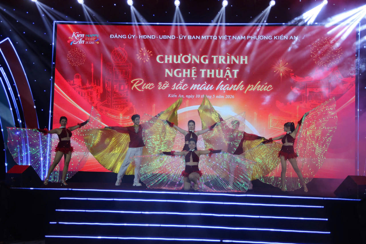 Sôi động đêm khai mạc chuỗi hoạt động  “Kiến An - Ngày hội Hạnh phúc 2026”