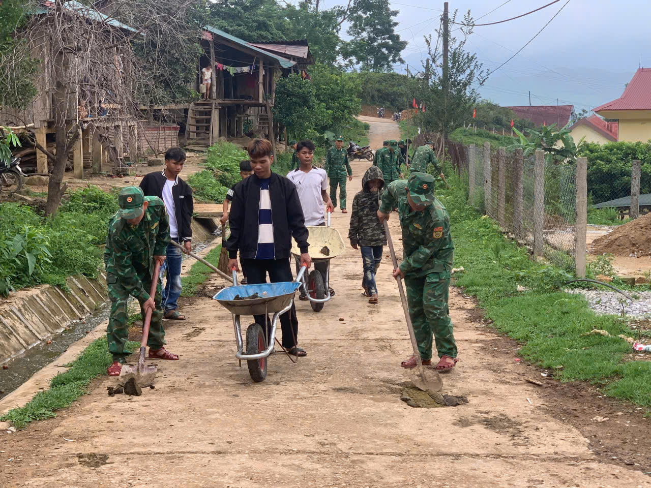 Áo xanh xuống đồng giữ mùa vàng nơi biên giới Quảng Trị