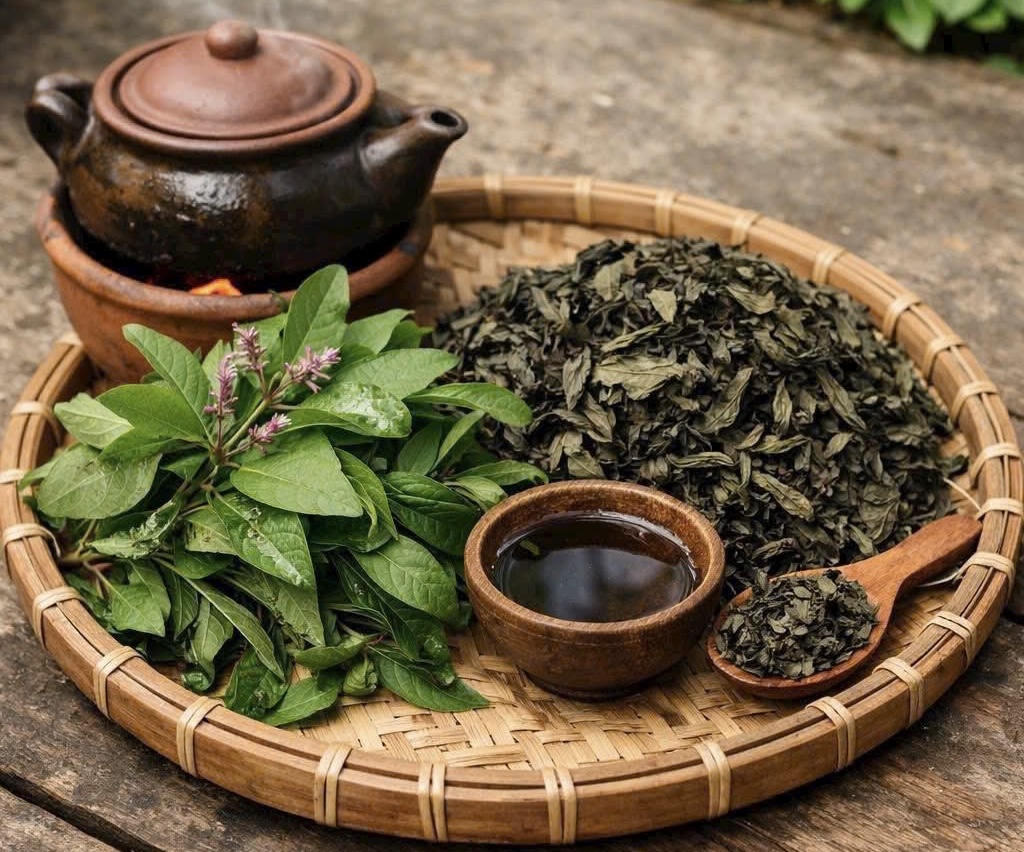 Mỗi thang thuốc cho bệnh nhân là trách nhiệm và cái tâm của lương y. (ảnh: NVCC)