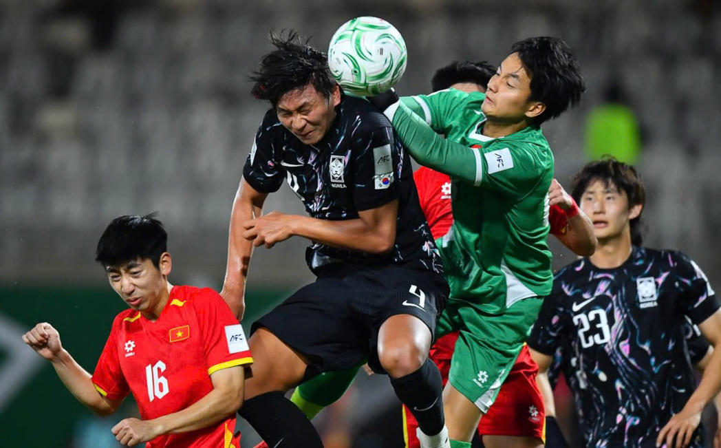 Cuộc đối đầu giữa Việt Nam và Hàn Quốc mới đây tại giải U23 châu Á 2026