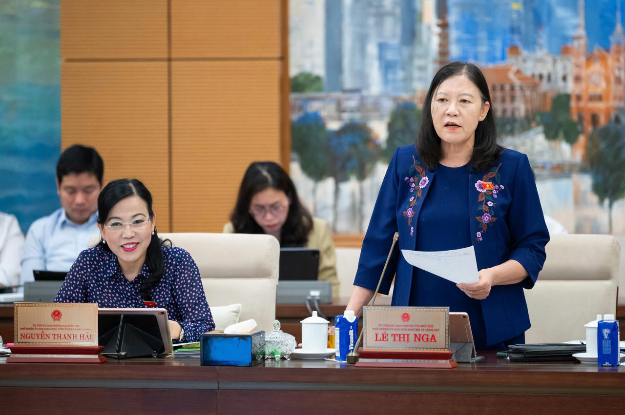 Chủ nhiệm Ủy ban Dân nguyện và Giám sát Lê Thị Nga.