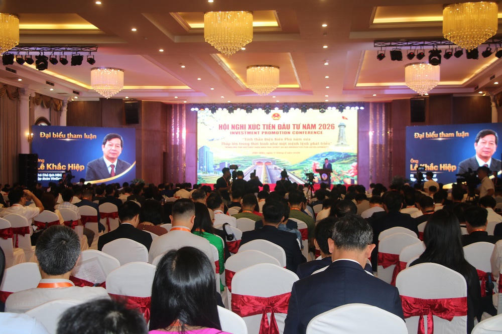 Hội nghị Xúc tiến đầu tư năm 2026 với chủ đề “Điện Biên - Điểm đến chiến lược cho đầu tư”.