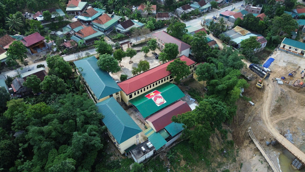 Công trình nhà đa năng sẽ bổ sung thêm không gian học tập, sinh hoạt tập thể và hoạt động ngoại khoá cho các em học sinh.